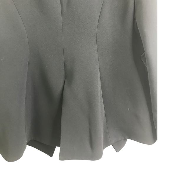 Jonathan Simkha‎ Womens Black Tuxedo jacket satin trim / buttons - Picture 10 of 13